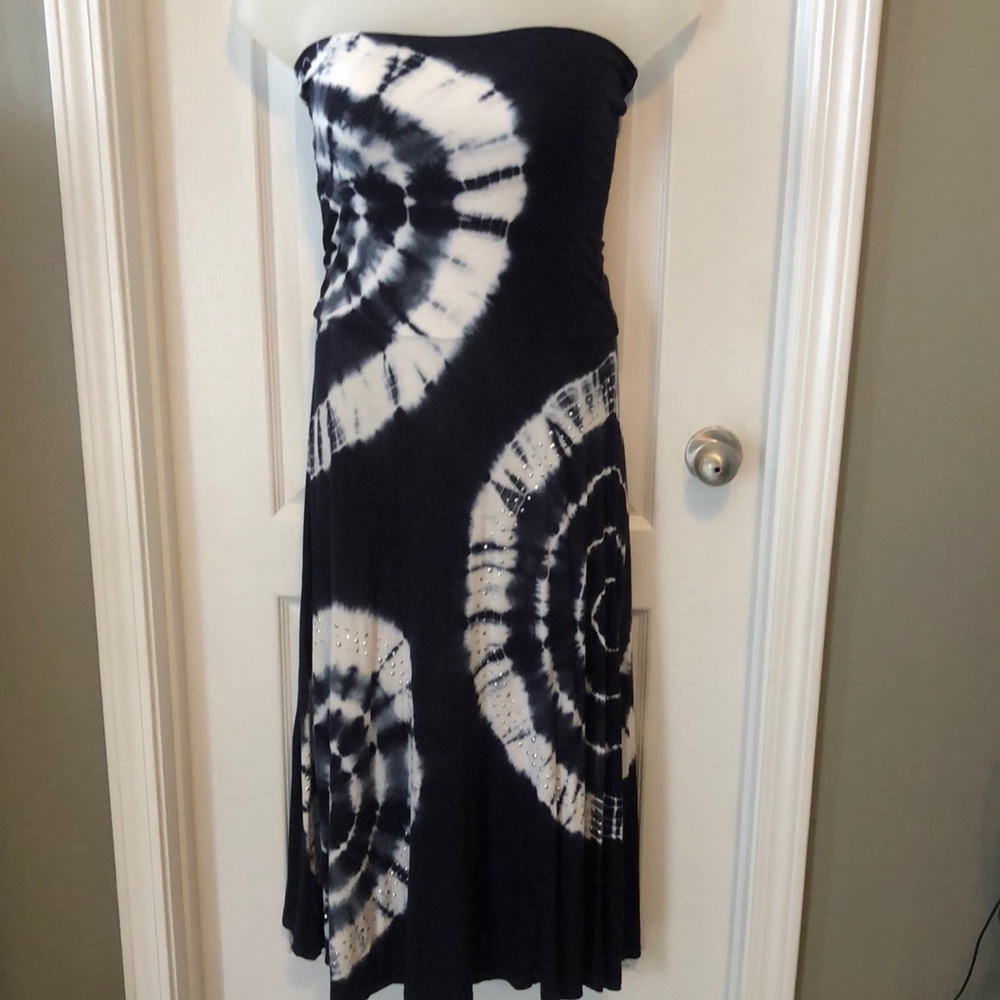 INC Ocean's Tale Tie-dyed Convertible Skir… - Picture 4 of 16